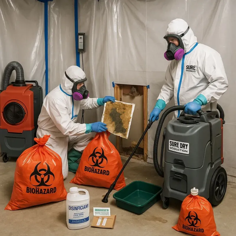 Contaminated Water Handling Protocols process in Benld, IL